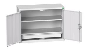 Verso Wall Mounted Cupboards with shelves Verso EconCupboard 800x350x600H 2 Shelves  1D
